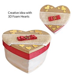 3D Foam Hearts