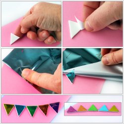 3D Foam Pennants
