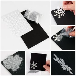 3D Foam Snowflakes