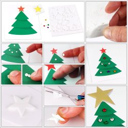 3D Foam Christmas Shapes