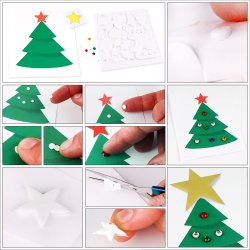 3D Foam & Foil Holiday Embellishment Kit