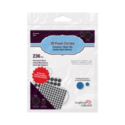 3D Foam Circles Black Mix