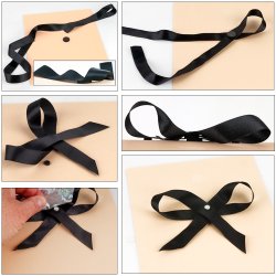 3D Foam Circles Black Mix