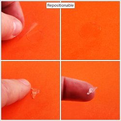 Adhesive Dots Large Repositionable, 13mm removable rubber based glue  adhesive dots