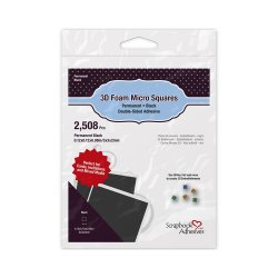 3D Foam Squares Micro Black