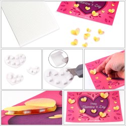 3D Skum puder mikro hvid