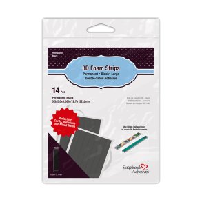 3D Foam Strips Sorte Large