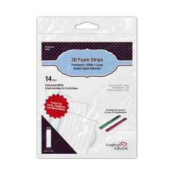 3D Foam Strips Hvide Large