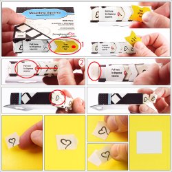 Mounting Squares Repositionable 500 pcs.