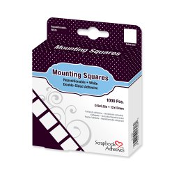 Mounting Squares Repositionable 1000 pcs.