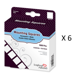 Mounting Squares Permanent 1000 pcs.