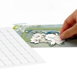 3D Foam Squares Hvide 