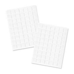 Scrapbook adhesives White double-sided adhesive 3D Foam Squares, Regular  Size, 250 pcs
