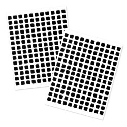 3D Double Sided Adhesive Foam Squares Black White Fastener Tape Strong Glue  Stickers Diy Scrapbooking Card Crafts Work 6 Sheets
