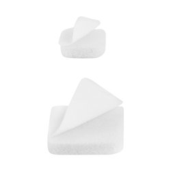 3D Foam Squares tynde hvid mix Multi-Pakke 10 stk