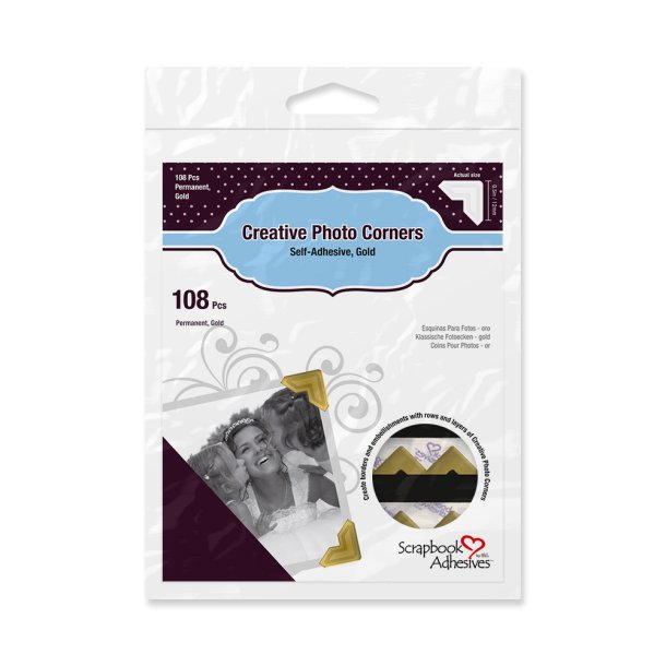 Creative Photo Corners Gold