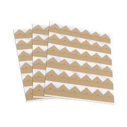 SCRAPBOOK ADHESIVES Self-Adhesive Paper Photo Corners: Kraft