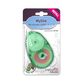 MyStik Permanent Strips Refill, 8mm double-sided adhesive