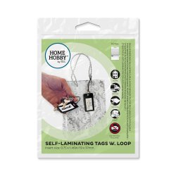 Self-Laminating Tags Keyring