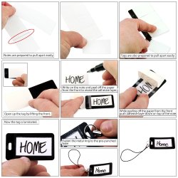 Self-Laminating Tags Keyring