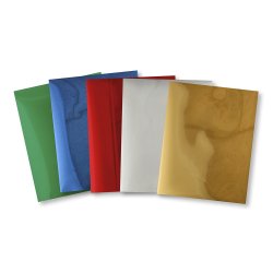 Metallic Foil Sheets Variety Colors