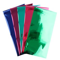 Metallic Foil Sheets Variety Colors 