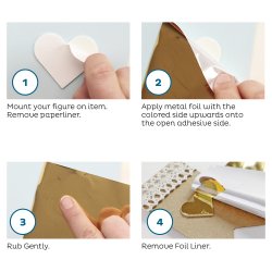 Metallic Foil Sheets Variety Colors 