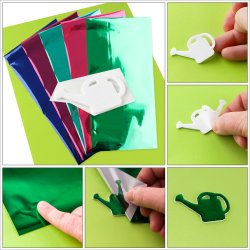 Metallic Foil Sheets Variety Colors 