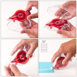 Tape Runner Refillable Strips Permanent 