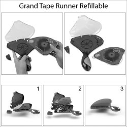 Grand Tape Runner Refill Dots Permanent