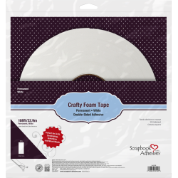 Crafty Foam Tape Roll White 32,9m/1mm