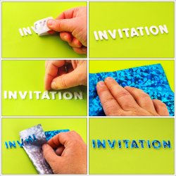 3D Foam Invitation