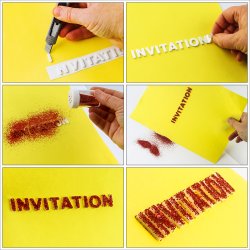 3D Foam Invitation