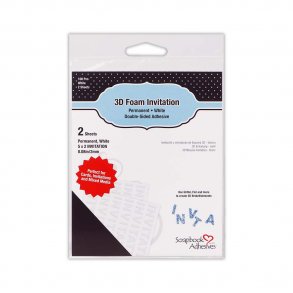 . 3D Foam Squares Combo Pack White (352) .25 & (88) .5  440/Pkg