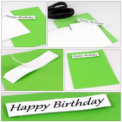 3D Foam Strips Black