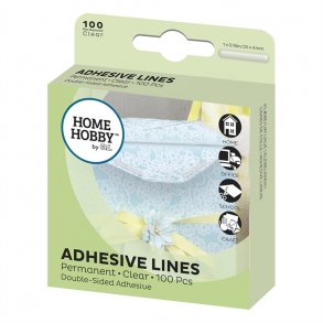 HomeHobby by 3L Double-Sided Tape Runner Refillable, Transparent, 26Ft/8m