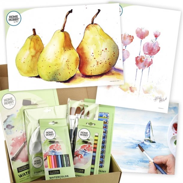 Watercolor Studio Kit Plus  Trio of Pears by Kristin Ranney  Beginner