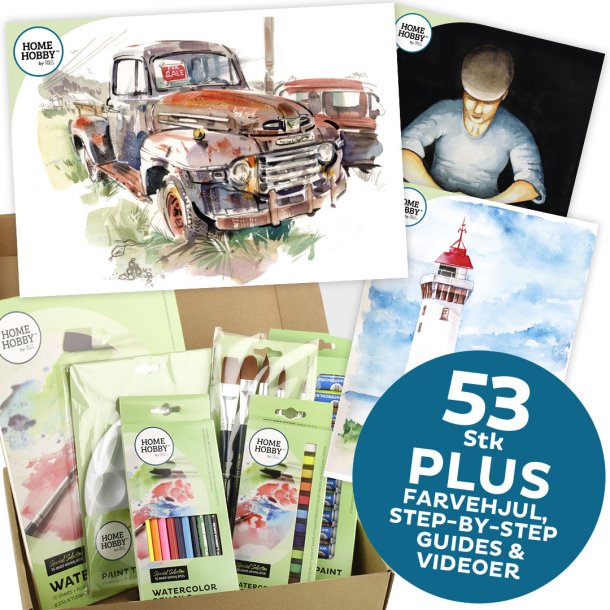 Watercolor Studio Kit Plus  Rusty Truck by Gary Wing  Advanced