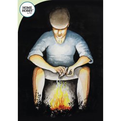 Akvarel Kunst St Plus  Gammel Ladbil af Gary Wing  vet