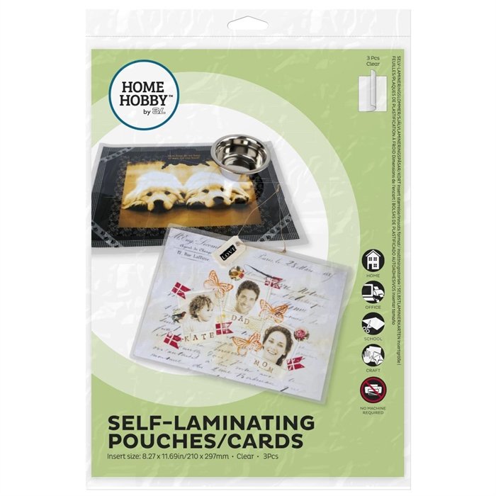 SelfLaminating Pouches/Cards A4 210 x 297mm 3pcs