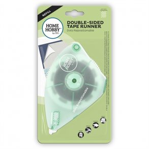 Double-Sided Tape Runner Refillable Strips Permanent 45m - Buy now