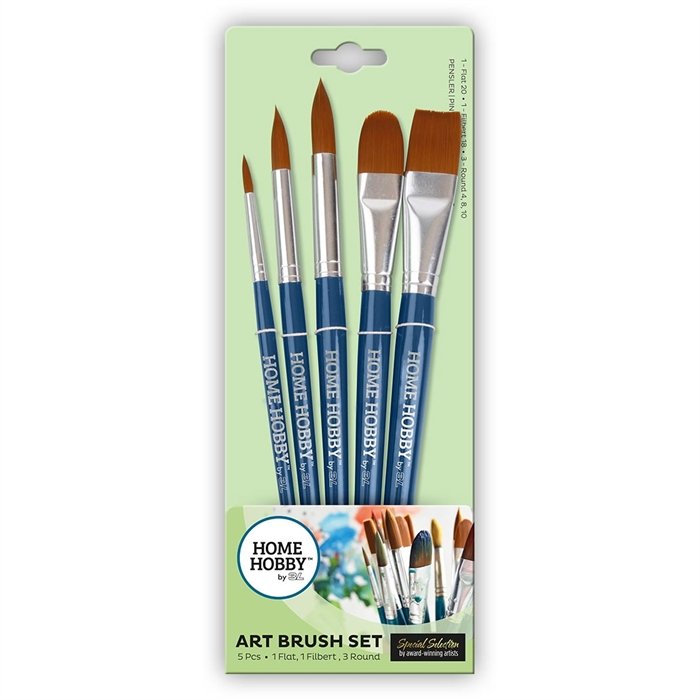 Dollhouse Miniature Artist Acrylic Tube Paint Set with Brushes and Box B0435 